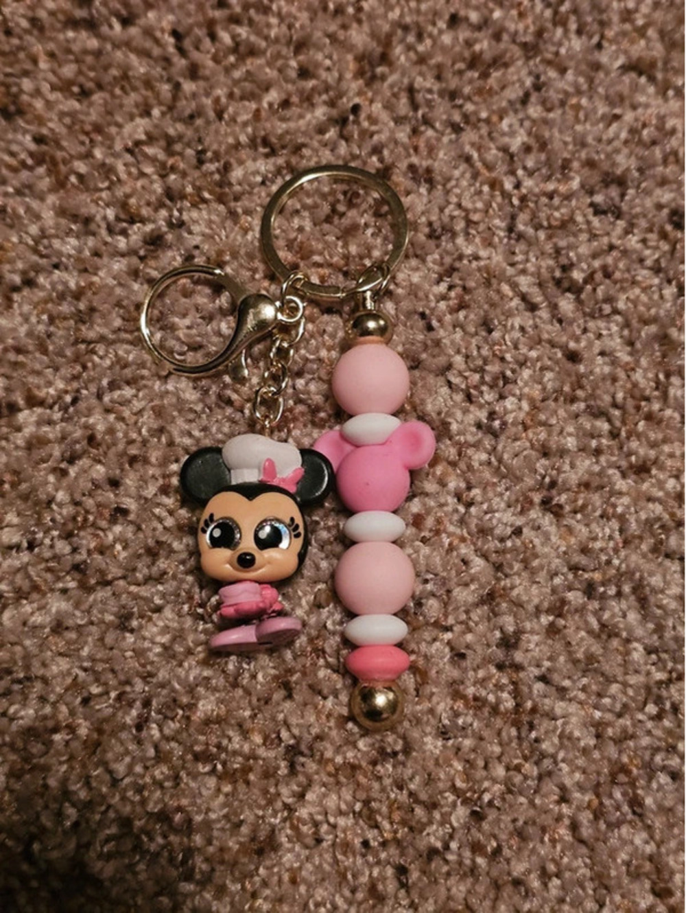 Chef Minnie Mouse Doorables Keychain